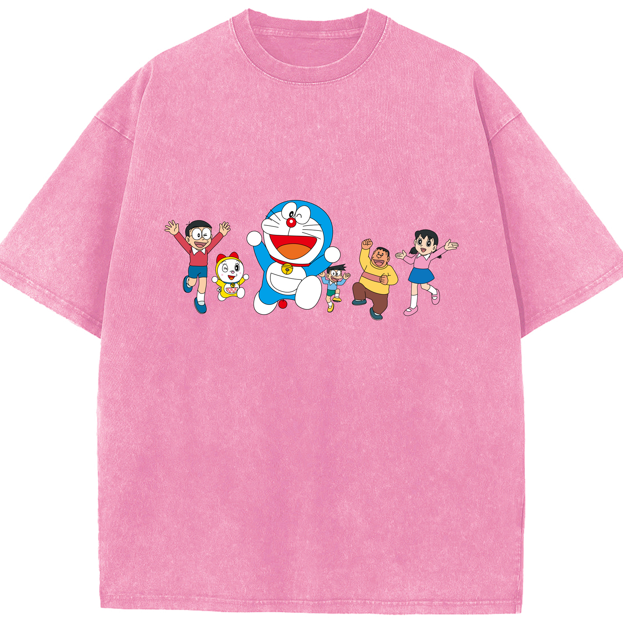 （画像用） ドラえもん 骨川 スネ夫 Doraemon Honekawa Suneo 綿100% ヴィンテージ風 半袖Tシャツ（フロントプリント）